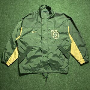 Vintage Nike Men’s UO Jacket XLarge Green/Gold University of Oregon Sports Team